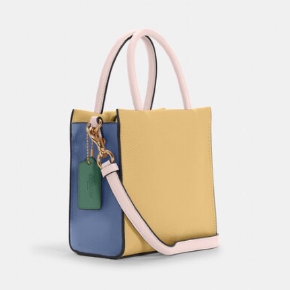 Coach Mini Cally Crossbody In Colorblock 5691 - Picture 2 of 7